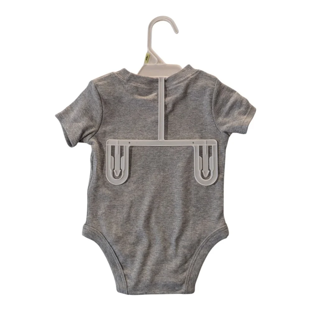 BBC-1 Carter's Baby Boy Dinosaur Bodysuit‎ Size 3m - Gray (Missing Pants)